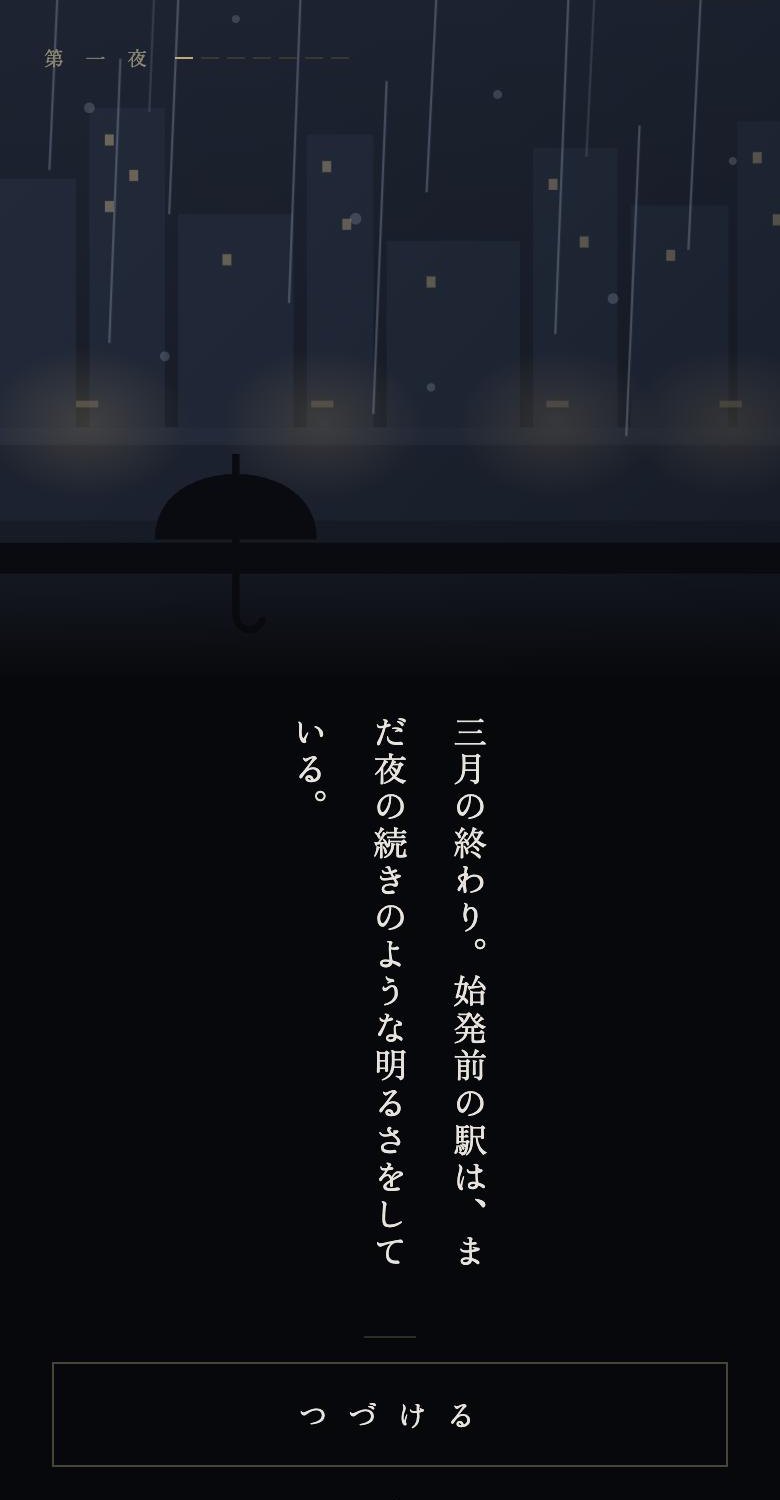 最後の乗客のプレイ画面 1